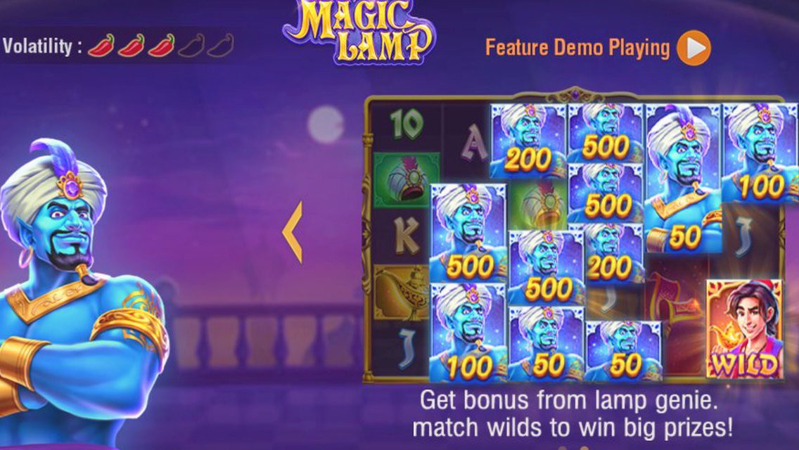 Magic Lamp · Tampilan Aplikasi BIGWINNER